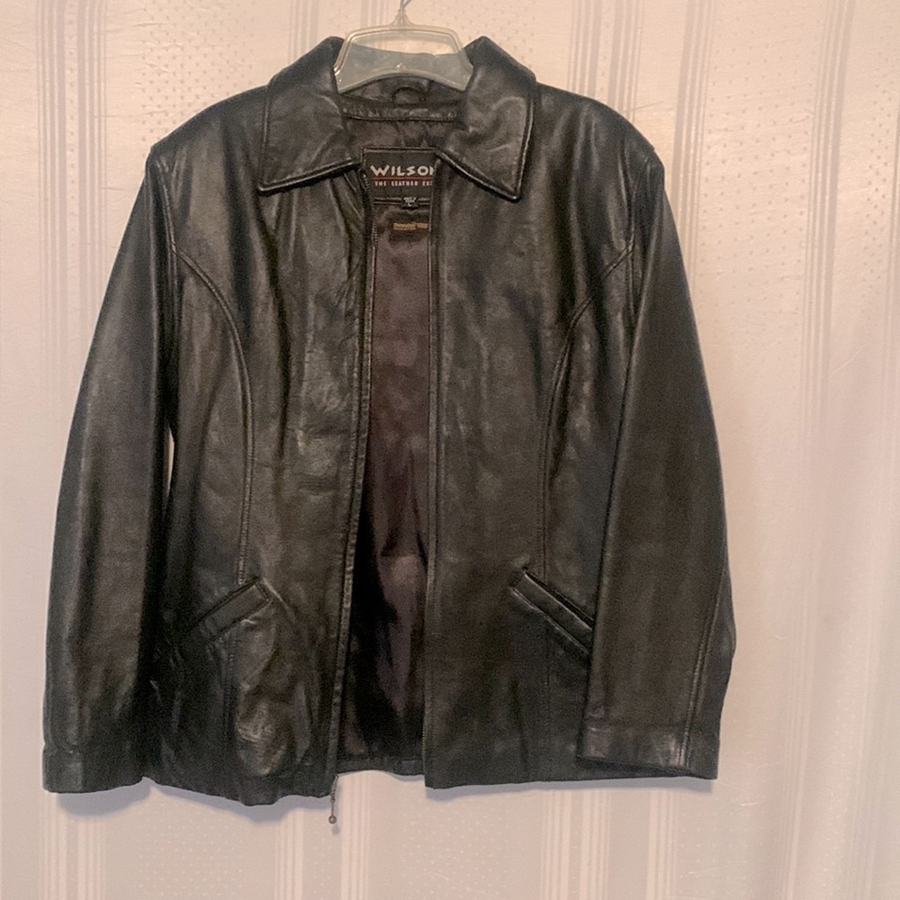 Wilson’s Women’s Black Leather Jacket